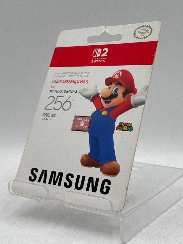 Nintendo Switch 2 Micro SD Express Card - 256GB MARIO Edition Samsung