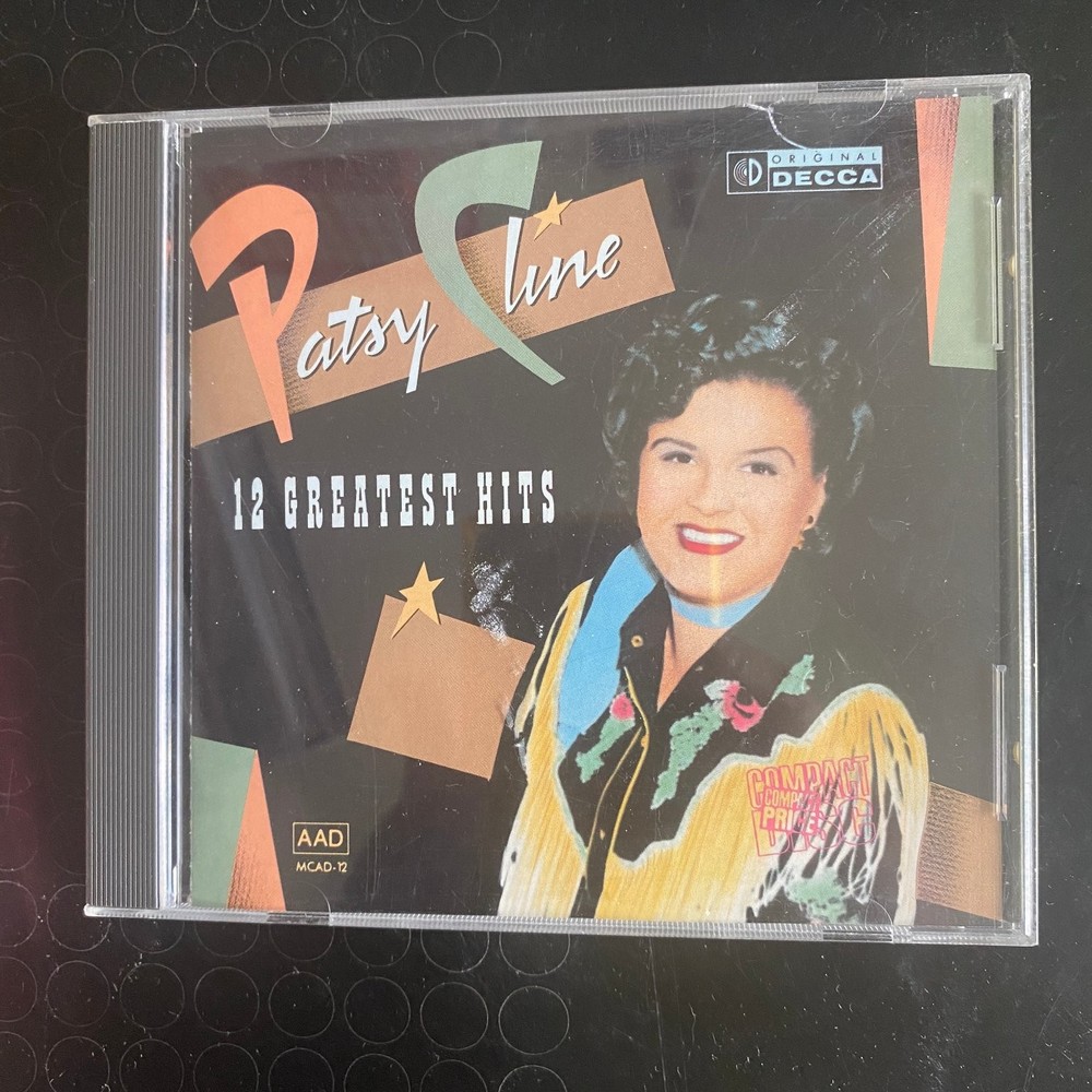 Patsy Cline – 12 Greatest Hits CD 1988 Country Pop Decca MCA CRC