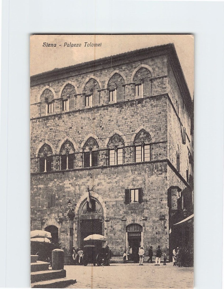Postcard Palazzo Tolomei Siena Italy