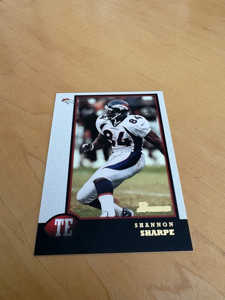 1998 Bowman Football Shannon Sharpe #108 Denver Broncos