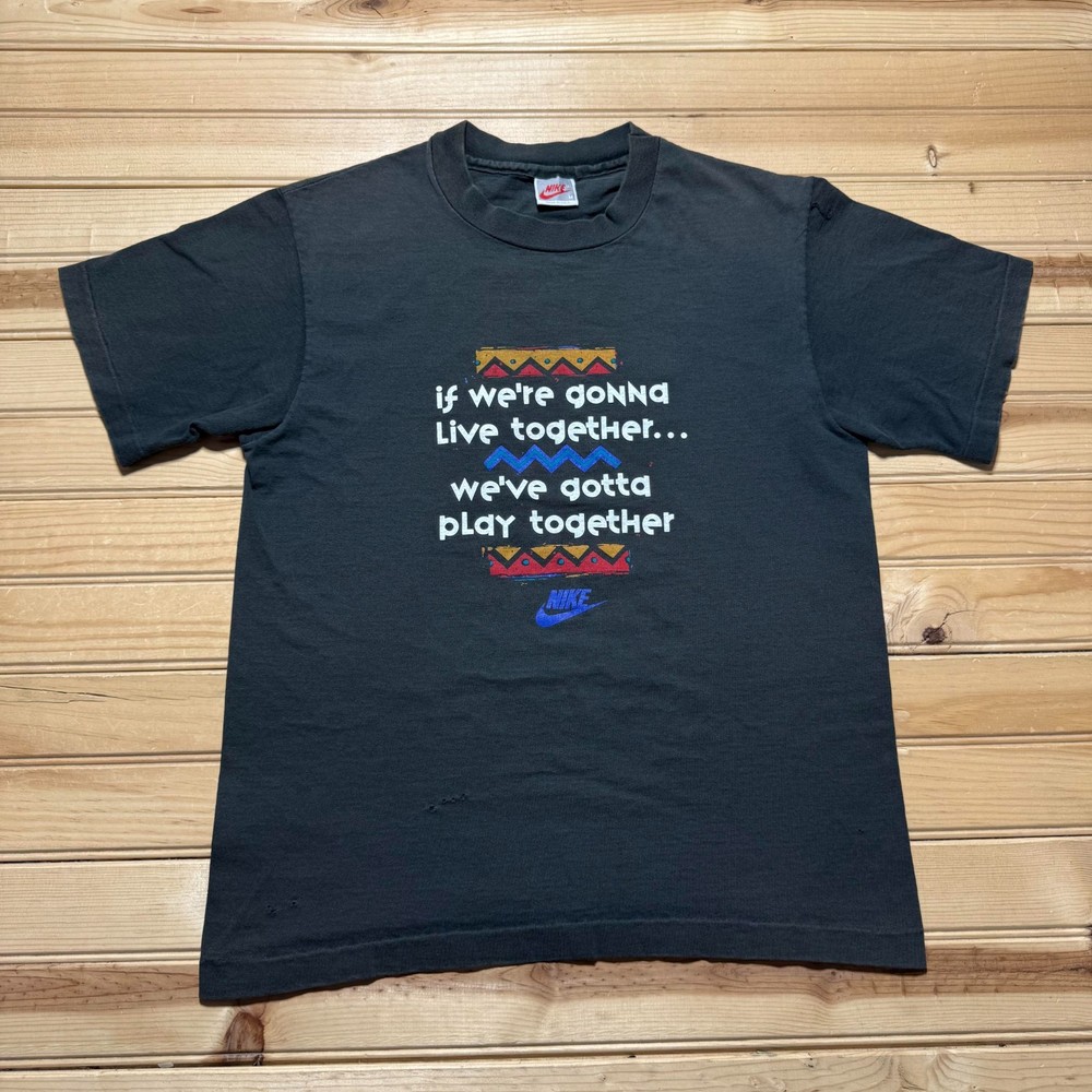 Vintage 80s 90s Nike The Mo Colors The Mo Better Spike Lee Shirt USA Made Medium