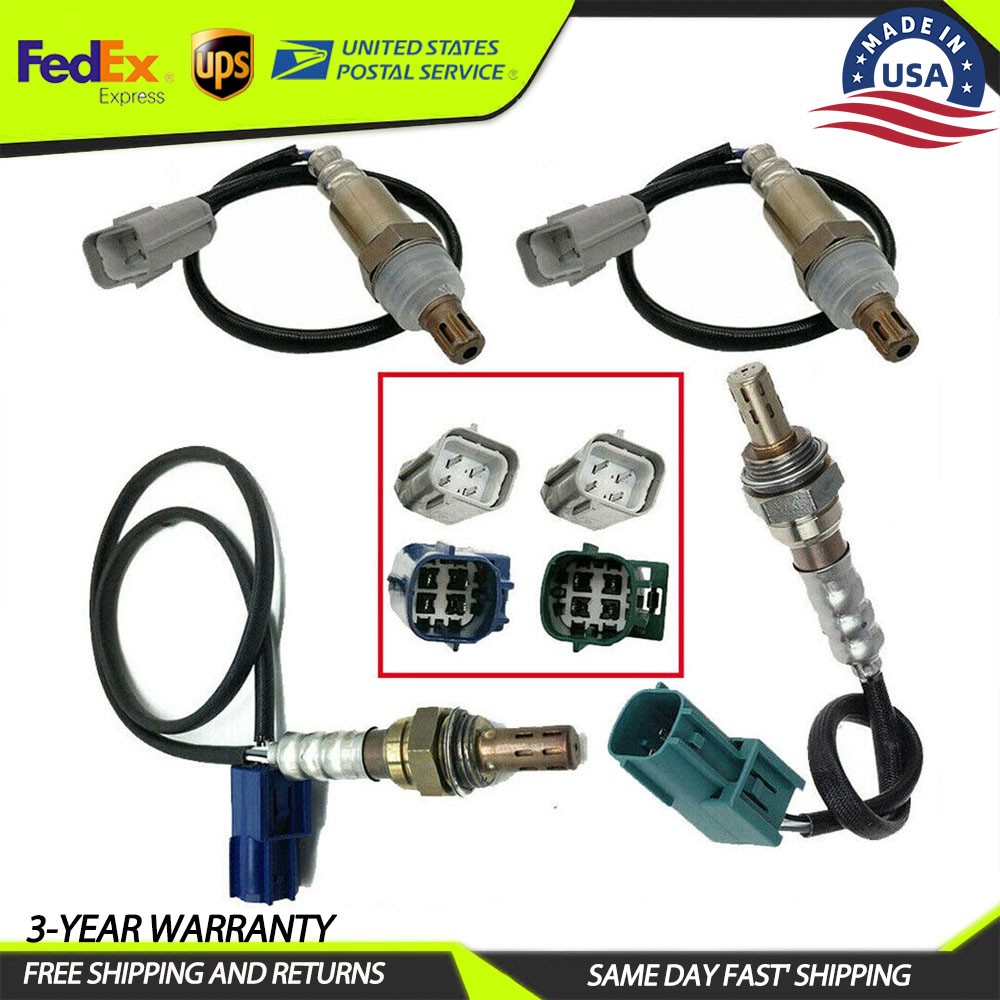 4PCS Up+Downstream Oxygen Sensor For Nissan Pathfinder Frontier Xterra 2007 4.0L