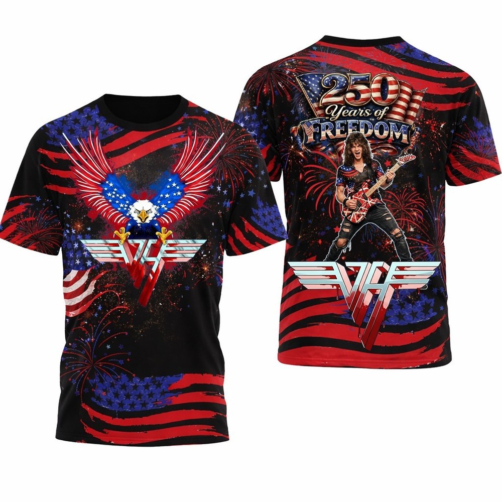 Van Halen Band 250th Anniversary America, 250th years of Freedom Shirt