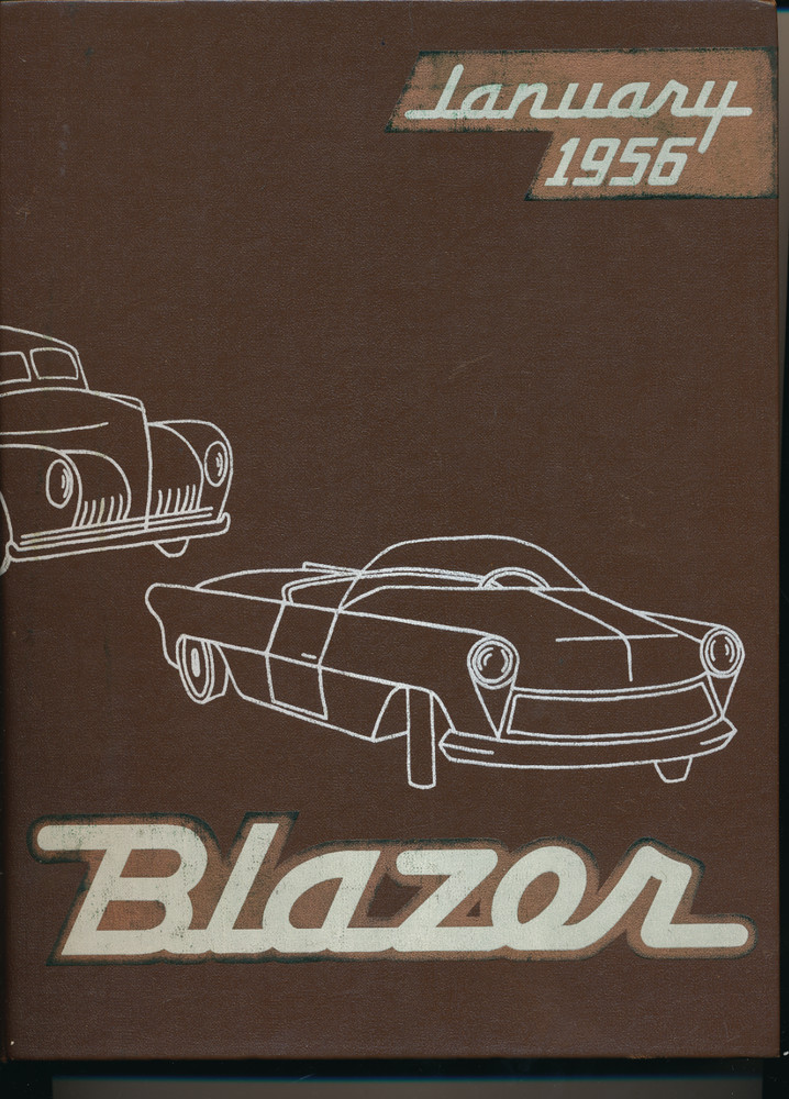 Detroit MI Redford High School yearbook January 1956 Michigan Blazer