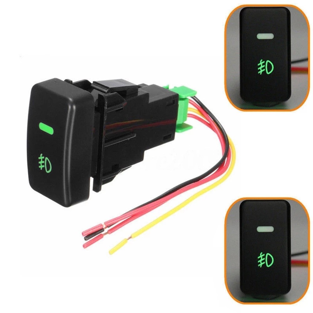 Durable Plastic Fog Light Switch with Wire for Honda Civic Accord CRV