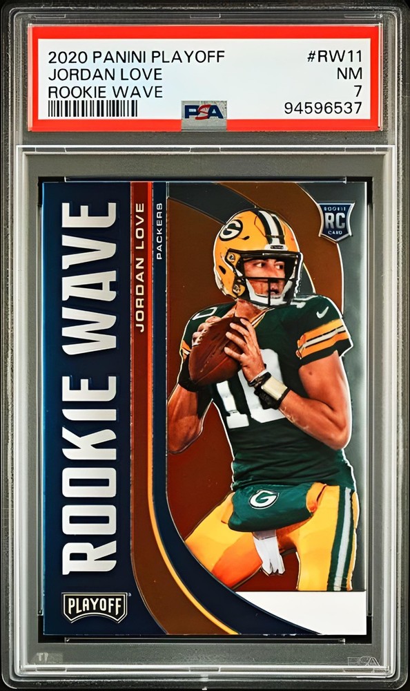2020 Panini Playoff Rookie Wave #RW11 Jordon Love PSA 7