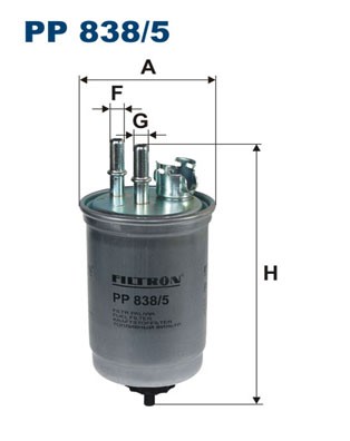 PP 838/5 FILTRON Fuel Filter for FORD