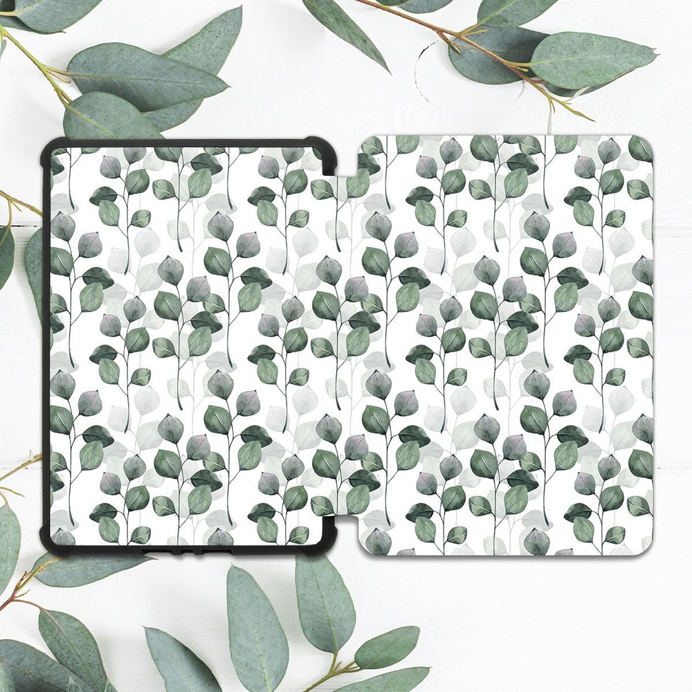 Eucalyptus Leaves Painting Case for Kindle 10th Gen and Paperwhite  