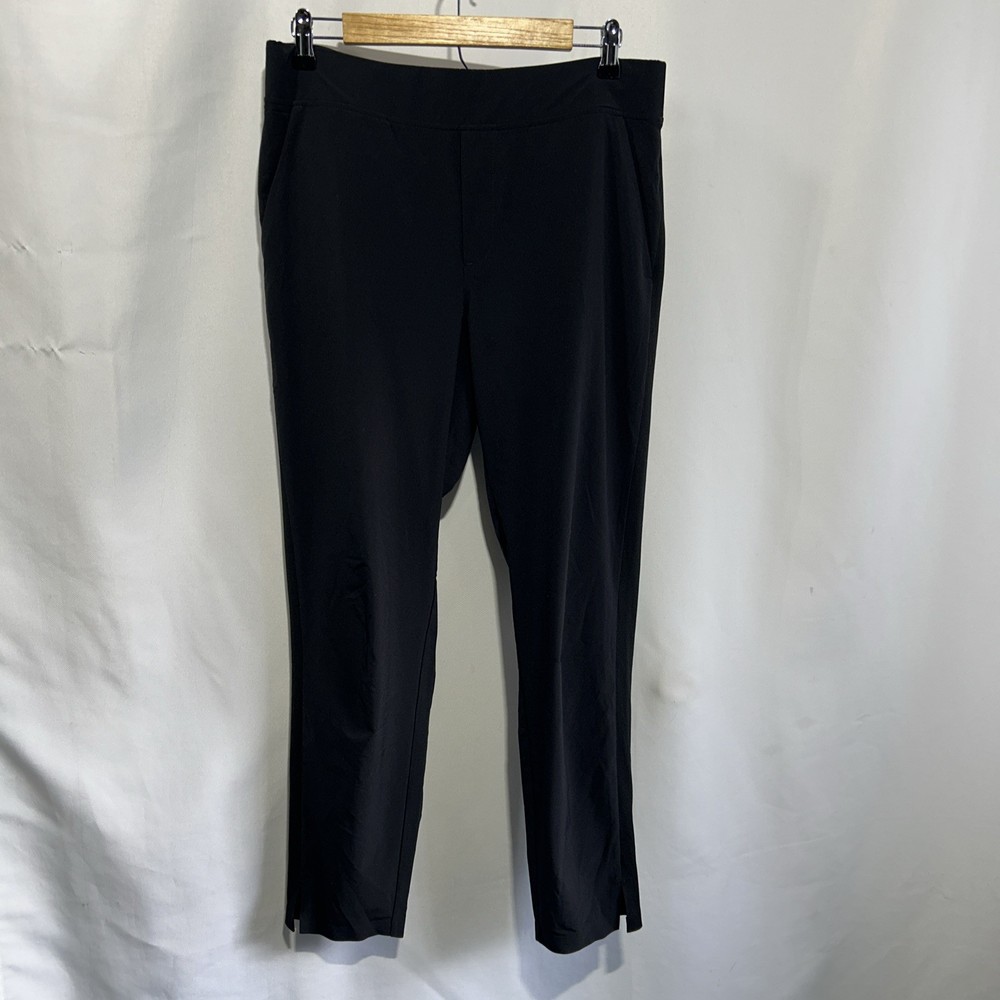 Athleta Brooklyn Jogger Pants Womens Sz 8 Black Zip Pocket Stretch
