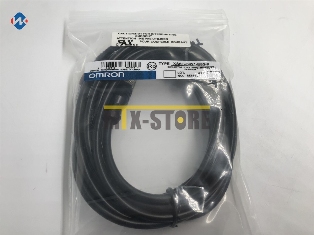 1PC New Omron connecting wire XS5F-D421-E80-F 5M Sensor&Proximity Switch