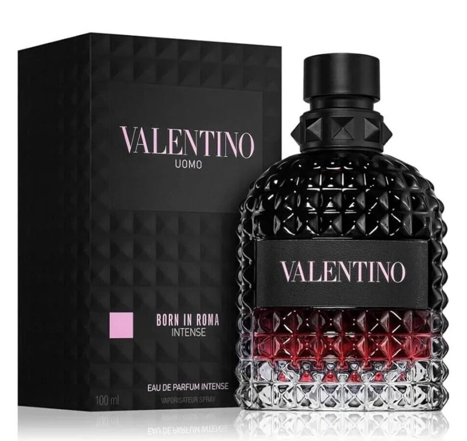 VALENTINO UOMO BORN IN ROMA INTENSE EAU DE PARFUM SPRAY 3.4 Oz / 100 ml FOR MEN
