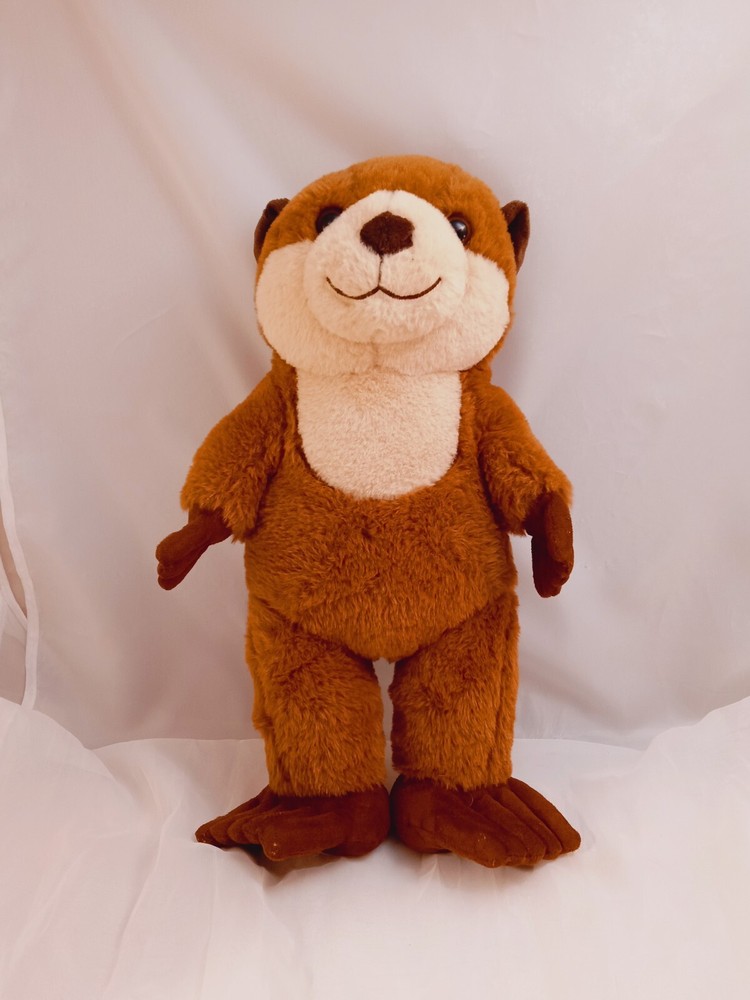 Build-a-Bear 25th Anniversary River Otter Plush Limited Edition Brown 15”