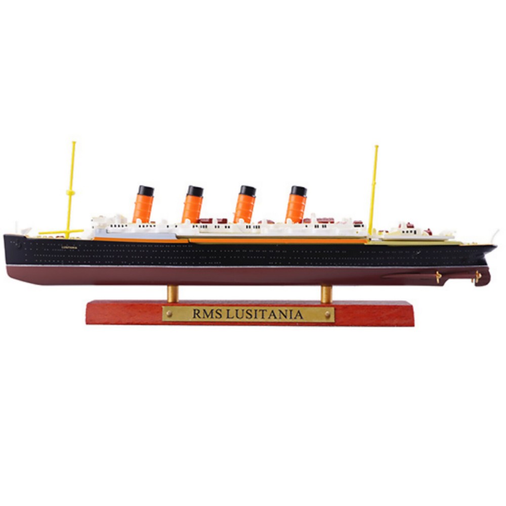19cm Alloy 1/1250 Scale RMS Lusitania Cruise Ship Finished Model Toys Gift Decor