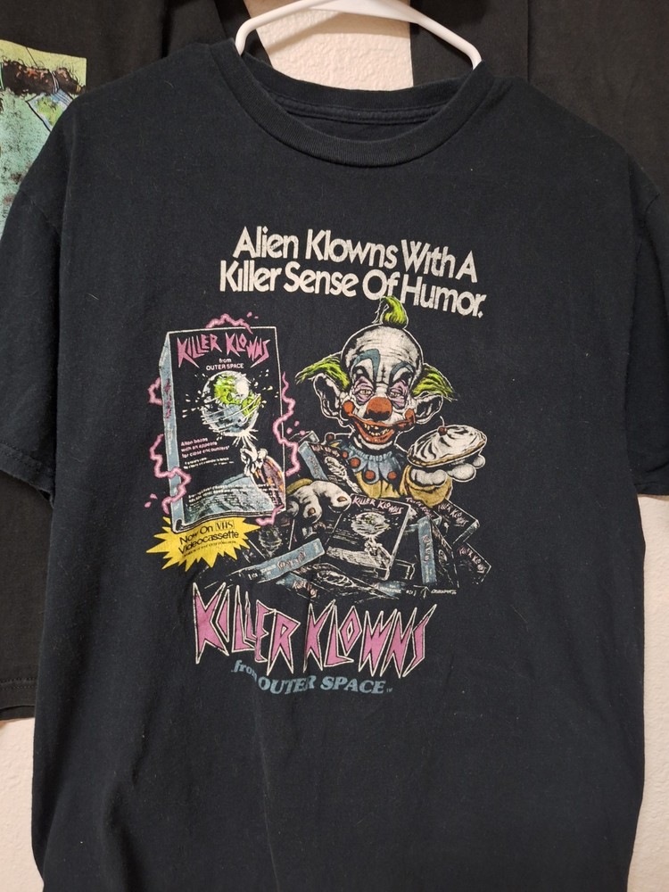 Killer Klowns From Outer Space Black T-Shirt Size Large