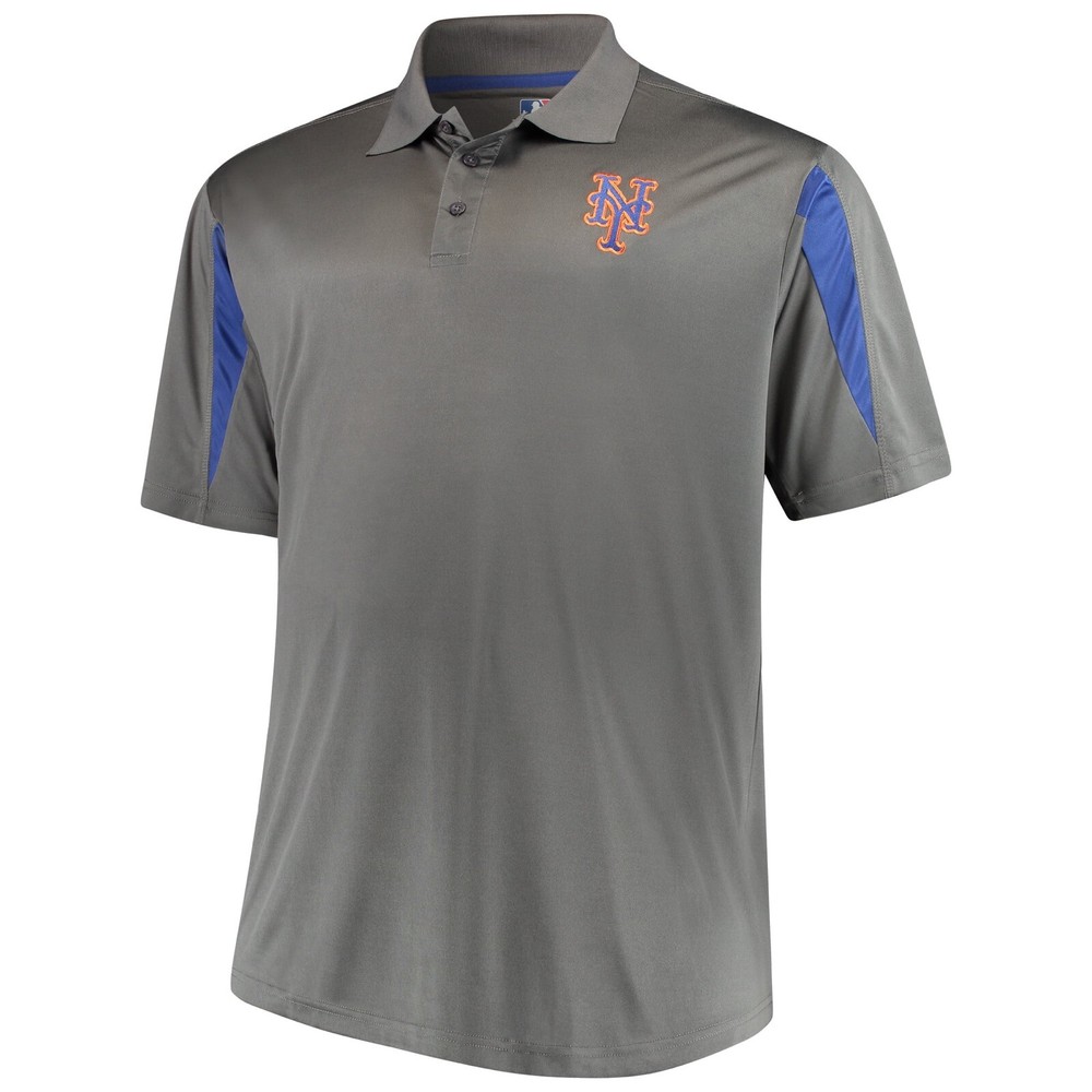 MLB Majestic New York Mets Polo Collared Shirt 4XL/XXXXL NWT