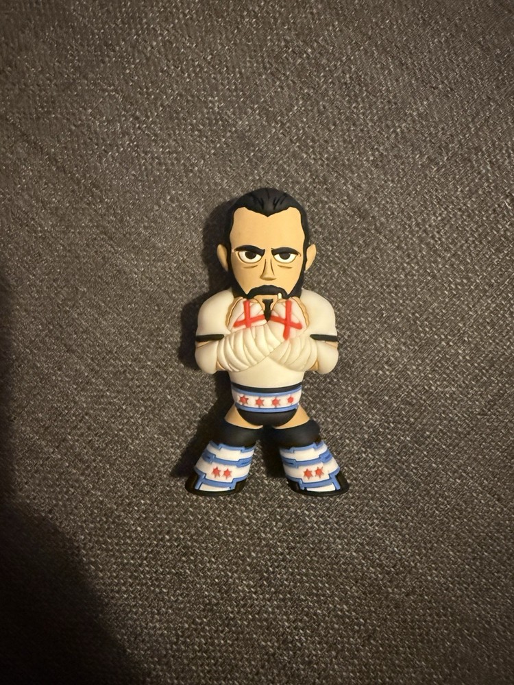 CM Punk ( Original ) Micro Brawlers Pro Wrestling Crate Exclusive Figure WWE AEW