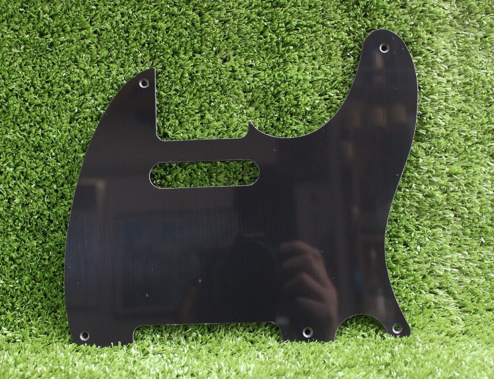 Telecaster Pickguard For Vintage 50s USA Fender Tele - Black 1 Ply 2mm