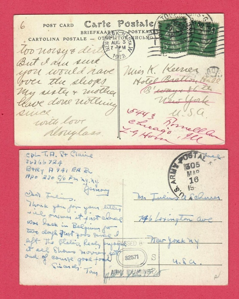 France Brest Lot Of 5 Vintage Pc. 1138