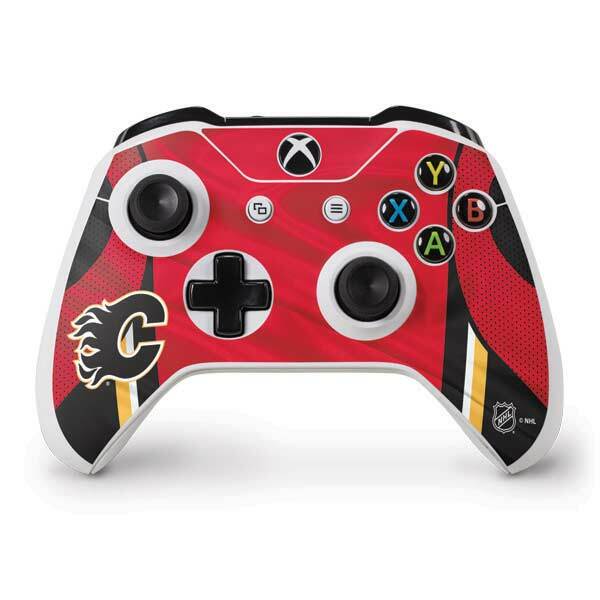 NHL Calgary Flames Xbox One S Controller Skin - Calgary Flames Home Jersey