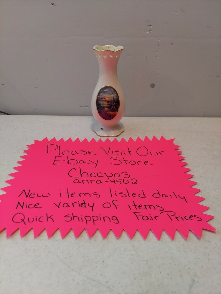 Avon The Lights Of Liberty Thomas Kincade Vase