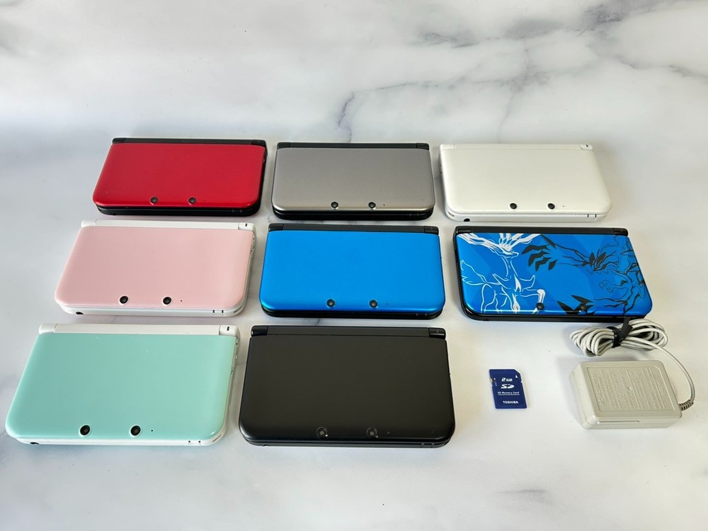 Nintendo 3DS XL LL Select Color Console region free  / Charger SD card   from US
