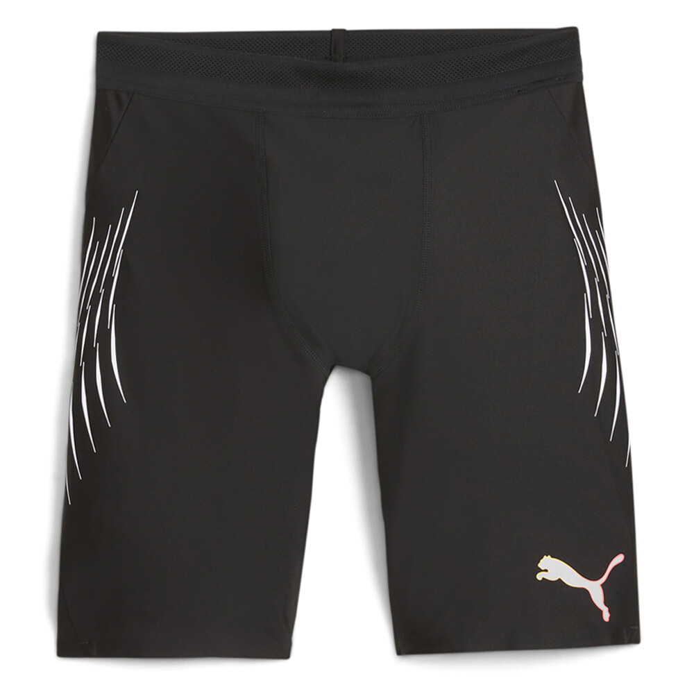 Puma Run Elite Reflective Athletic Leggings Mens Black Athletic Casual 52595401