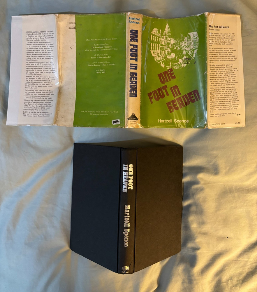 One Foot in Heaven - UK Severn House movie tie-in DJ 1975 VG Fredric March