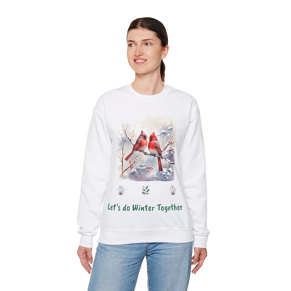 Cardinals Sweatshirt, Crewneck, Let's do Winter Together Unisex Heavy Blend™