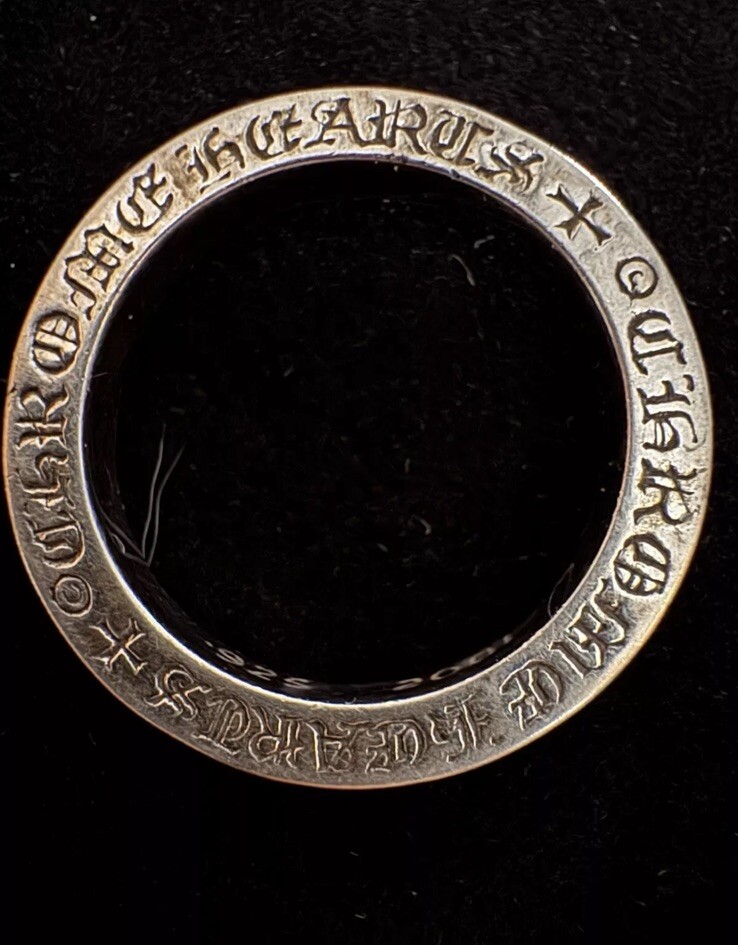 CHROME HEARTS F YOU RING Size 7.5