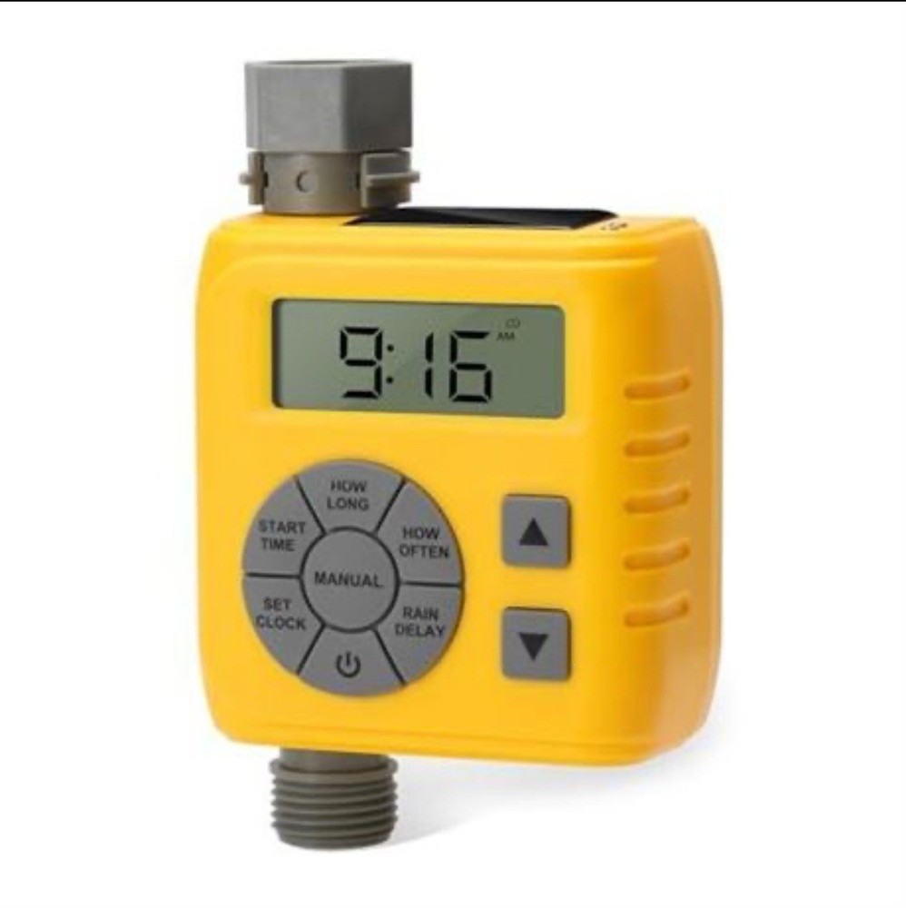 Solar-Powered Programmable Garden Hose Sprinkler Timer for Efficient Irrigation  
