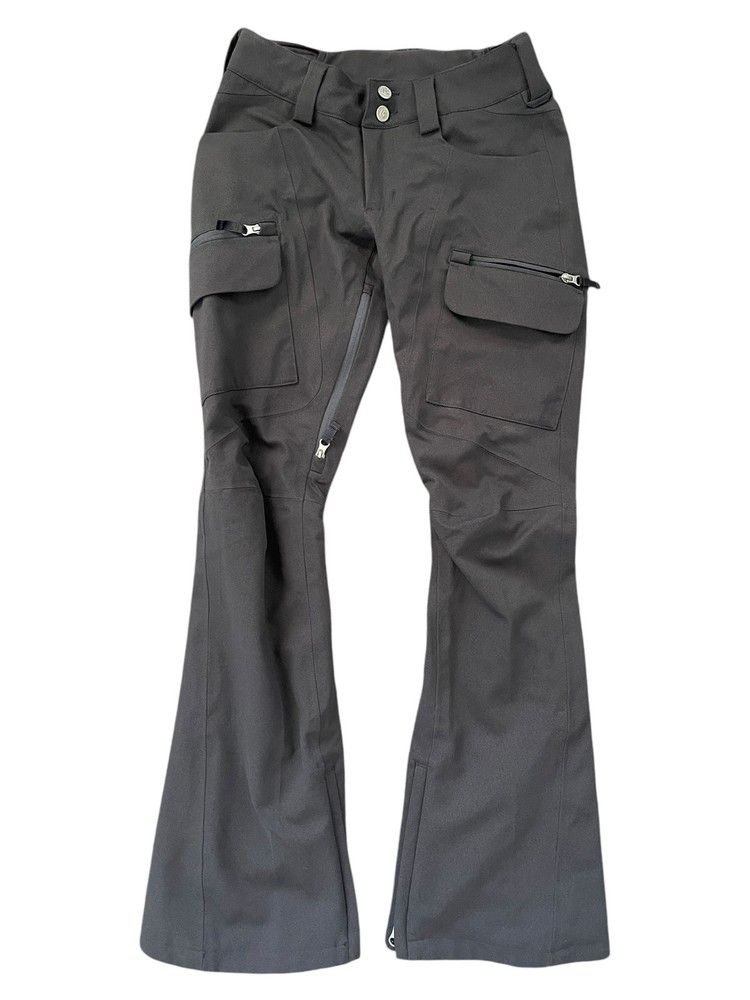 BURTON Dryride Gray Bell Bottom Flared Ski Snow Snowboard Pants Women's XS
