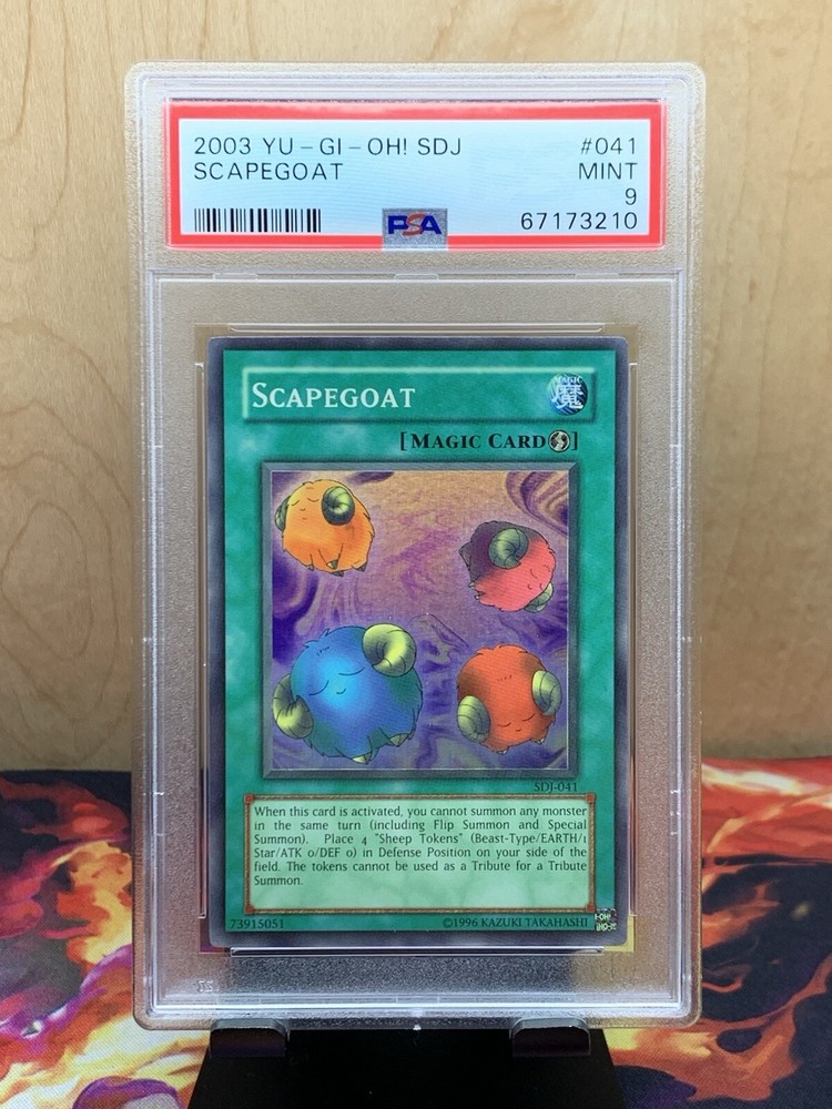 2003 YuGiOh SDJ-041 Scapegoat Super Rare PSA 9 MINT
