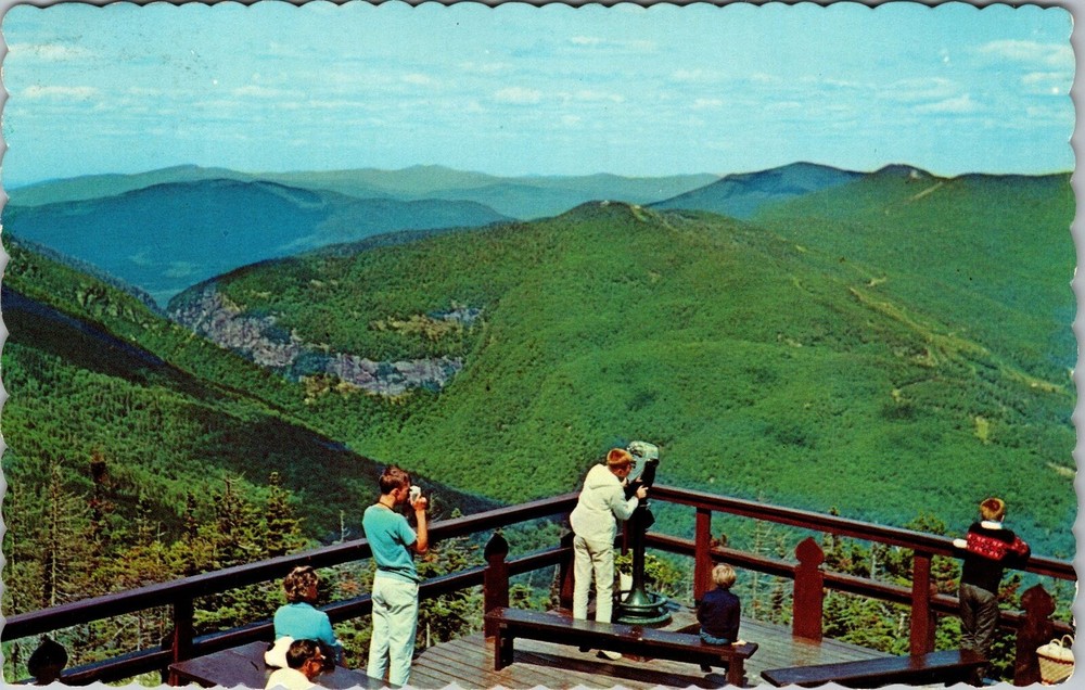 Stowe VT-Vermont, Smugglers Notch, Mountain, Vintage Postcard