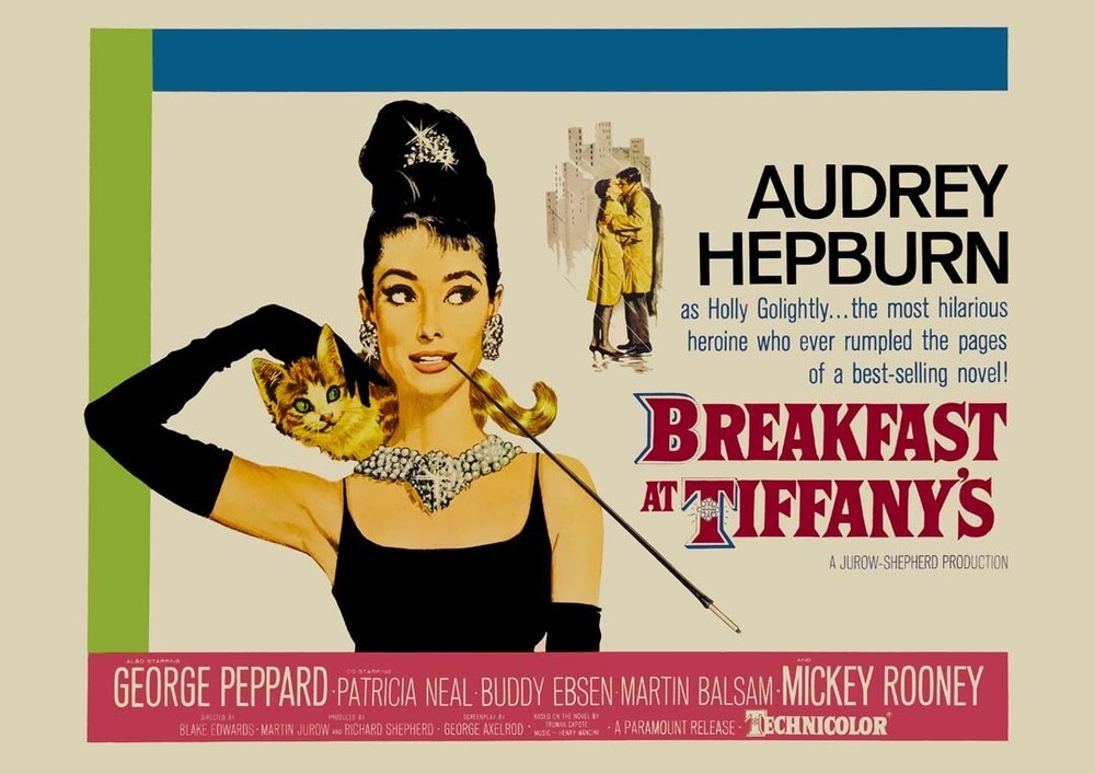 Breakfast at Tiffany's Vintage Movie Poster - Vintage Poster - Wall Decor