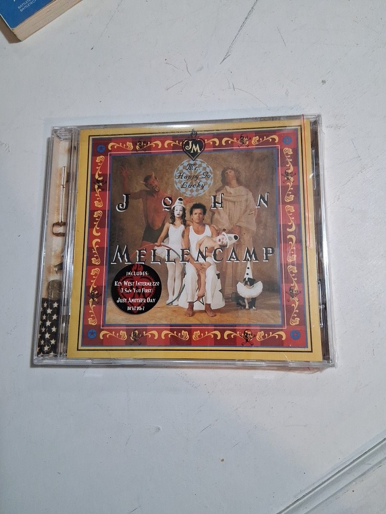 JOHN MELLANCAMP  Mr Happy Go Lucky CD *Sealed CD* Hype Sticker