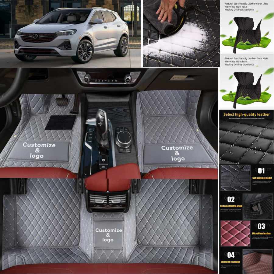 Custom Anti-Slip Handmade Car Floor Mats for Buick Encore Cargo Liners