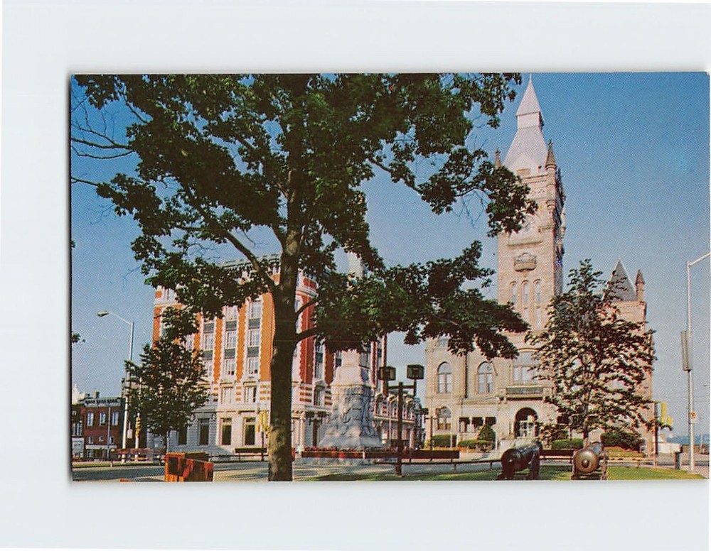 Postcard Butler County Court House Lafayette Building Butler Pennsylvania USA