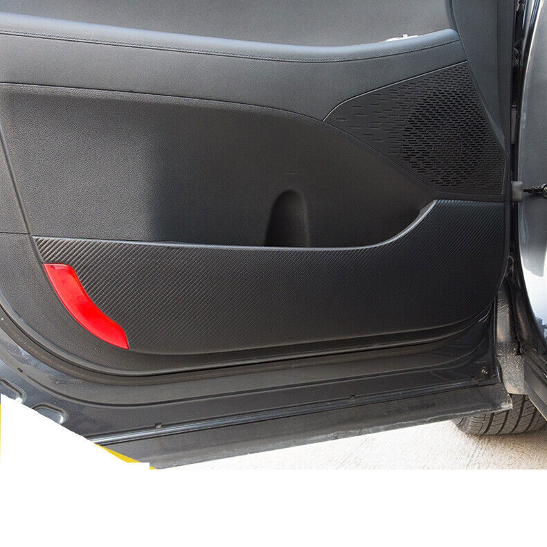 For Hyundai Palisade 20-25 Carbon Fiber Side Door Bottom Anti Kick Trim Cover