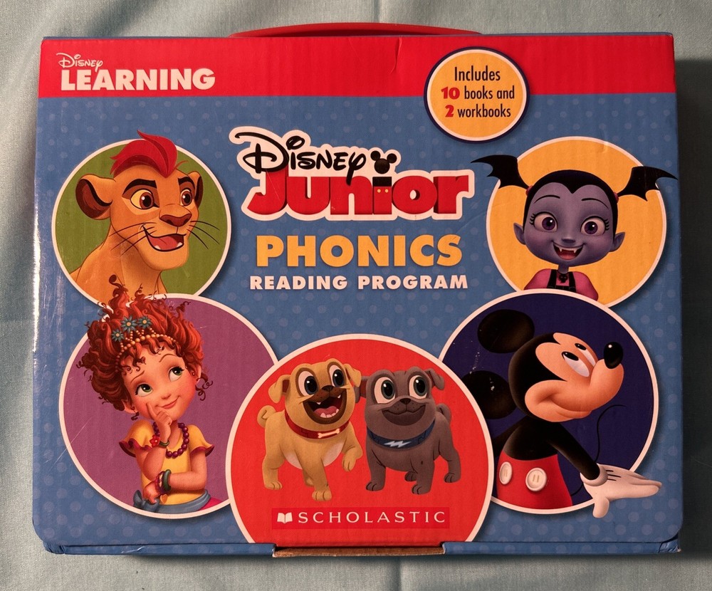 Disney Junior Phonics Childrens Books Learn to Read Box Set Lot 12 / Scholastic