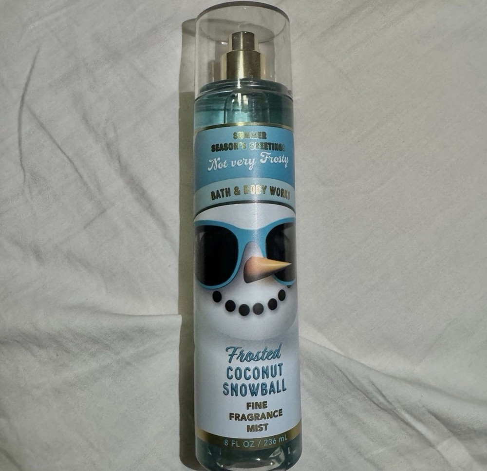 Bath and Body Works Fine Fragrance (8 fl oz) Full Size, Frosted Coconut Snowball