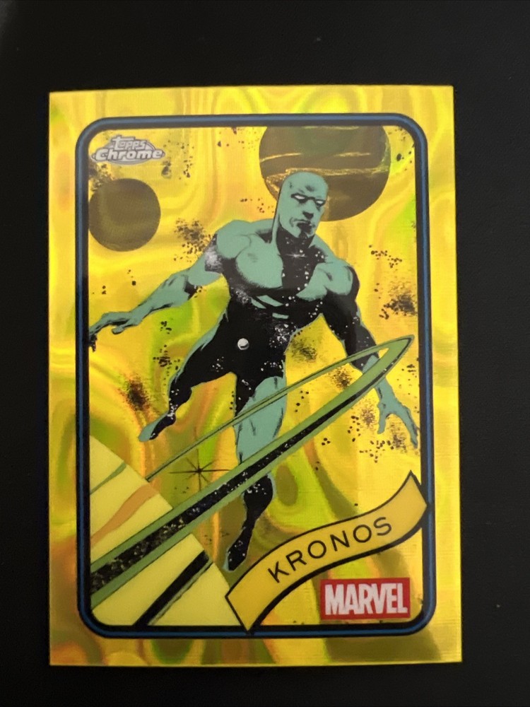 2025 Topps Chrome Marvel - Yellow Lava #25 Kronos