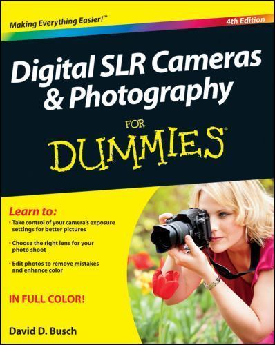 Digital SLR Cameras & Photography for Dummies by David D. Buschby David D. Busch | PB | Good