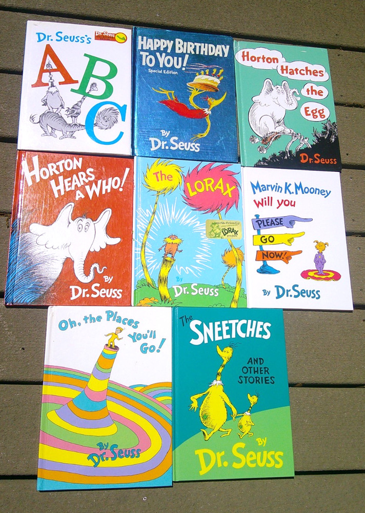 Lot of 8 Large Bright and Early Books Dr. Seuss Children/Toddlers/Kids