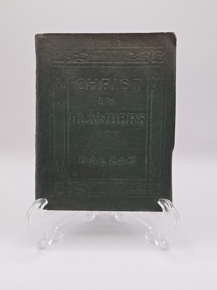 Christ in Flanders by Honore de Balzac, Little Leather Library - Antique Mini