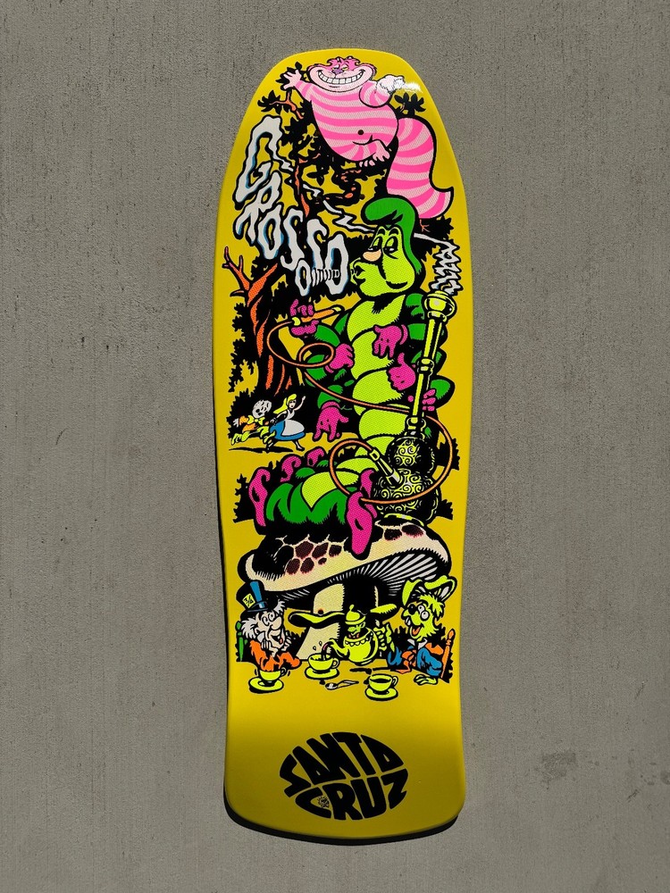 Santa Cruz Jeff Grosso Alice In Wonderland Tribute Skateboard Deck
