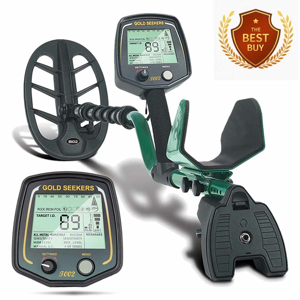 US Detector De Metales Oro y Plata Gold Finder Metal Detector w/ Waterproof Coil