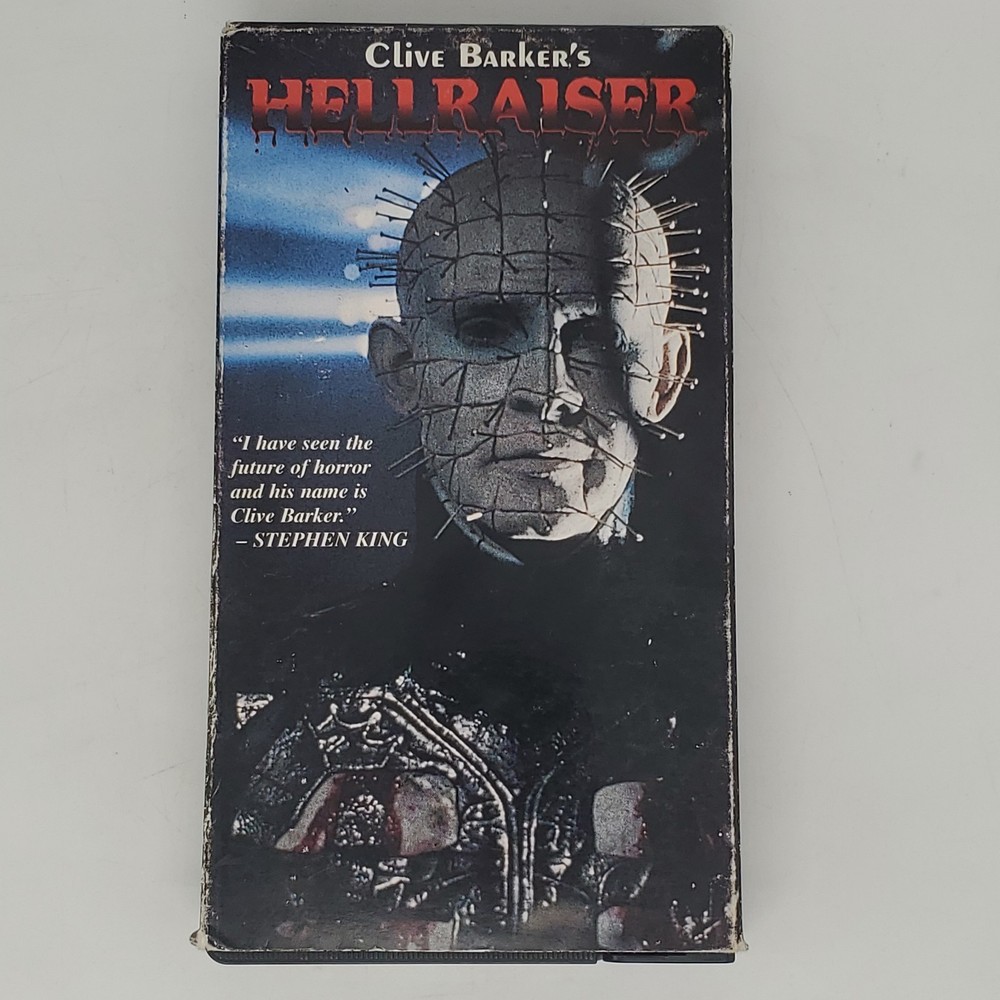 Hellraiser VHS Tape Clive Barker Good Condition NO MOLD Fast Shipping