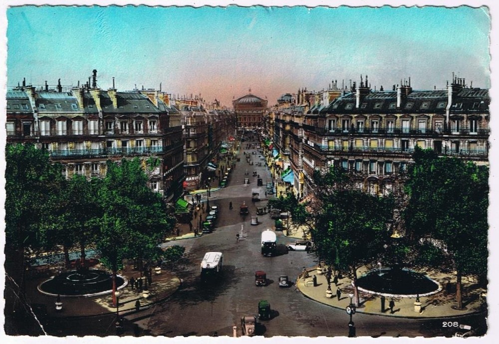 France Postcard Paris & Ses Merveille L'Avenue de l'Opera