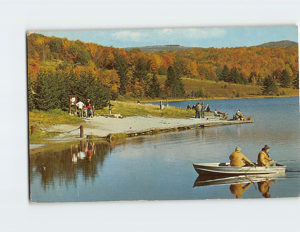 Postcard Spruce Knob Lake West Virginia USA