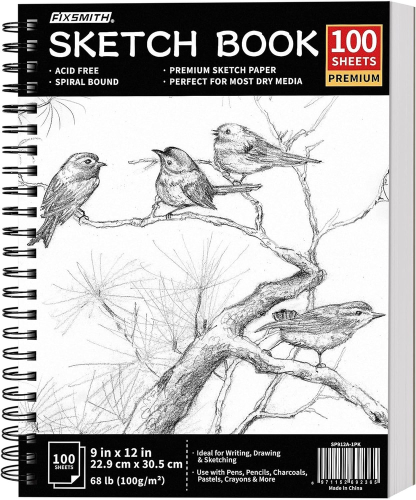 100 Sheets Sketch Book - 9